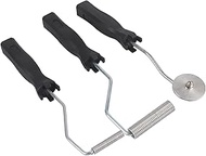 3-Piece Fibreglass Roller Tools Kit, Aluminium Alloy Laminating Roller Bubble Paddle Tool Kits with 