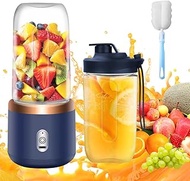 Portable Mixer, TGKYK 400 ml Portable Blender with Cups, Brushes and 6 Blades, USB Charging Mixer, S