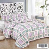 Cadar Patchwork 3 in 1 Bedsheet Queen 100% COTTON SEJUK