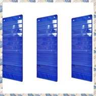 (SDRB) 3X Children Cloth Daily Schedule Pocket Chart 26 Double-Sided Reusable Dry-Eraser Cards for O