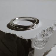 【禮物】扭結款 訂製刻字 定情情侶對戒 S999純銀 結婚戒指