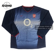 Arsenal Away 2002 2003 Long Sleeve LS Original Jersey