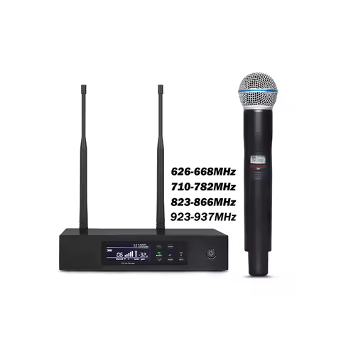 QLXD24/Beta 58 and QLXD4 BETA58A QLXD Wireless Microphone Mic in High Quality with Good Price