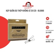 UNCLE BILLS BL0880 stainless steel clothespins set 20 pieces