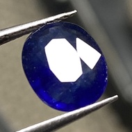 batu blue safir asli sertifikat