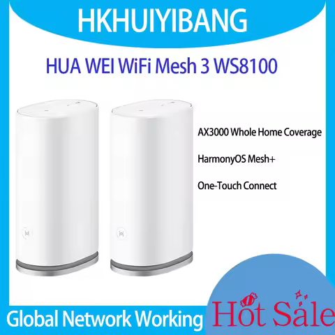 HUA WEI WiFi Mesh 3 WS8100 Whole Home Coverage One-Touch Connect HarmonyOS Mesh Router WiFi6 AX3000 