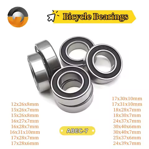 4Pcs 15267-2RS Ball Bearing 15x26x7 mm Chrome Steel Rubber Sealed Bicycle Bearings 12268RS 16287RS 2