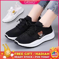 READY STOCK💝GRIMO Swebear Sneaker Women's Sport's Shoes Kasut Outdoor Lelaki Wanita Men's Sneakers T