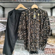 Oneset Rayon Twill Premium Setelan Wanita Combinasi Terbaru Dan Kekinian