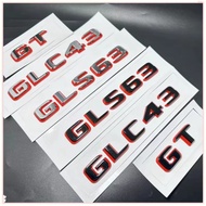 2024 New Style Letters Numbers GLC43 GLS63 GT W166 W167 For Car Trunk Sticker Badge Stickers Auto Lo