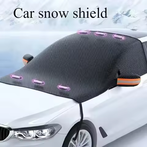 Exterior Auto Accessories Car Windshield Snow Ice Protector Cover Gear Snow Protector Ice Blocked Fr