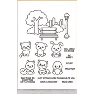 Cute Animal Seal 0609 H Transparent Silicone Crystal Handbook Creation Background