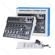 DIYsound Mixer เครื่องเสียง 4/6/8 ช่อง มิกเซอร์เอฟเฟค 99 DSP Bluetooth USB ใช้งานง่าย เล่น MP3 เหมาะ