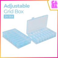 Multifunctional Storage Box Adjustable Grid Box 24slot J24D