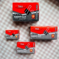 Tina Binder Clips (19mm, 25mm, 32mm, 41mm, 51mm) 12`s/Box