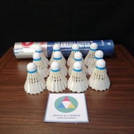Kok Gramedia Super BIRU Shuttlecock Raket Badminton Bulu Tajam Runcing