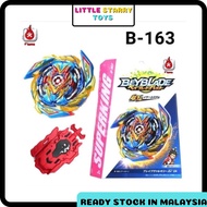 Ready Stock  Beyblade Burst Super King B-163 Booster Brave Valkyrie with Rubber 