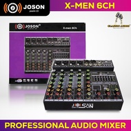 Kevler Joson X-men 6 Channel Professional Audio Mixer with Phanton + 48 V switch (Original)