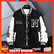 KATUN [PREMIUM ORIGINAL] VARSITY HOODIE ZIPPER JACKET BASEBALL JACKET FOR MEN AND WOMEN JUMBO (S-6XL