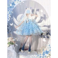 Belt Fox cos Imitation Rabbit Fur Tail Ears Plush Fox Tail Headband Animal Tail White Fox Fur Soft F