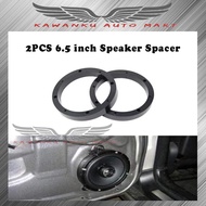 Speaker Spacer Universal 2 PCS 6.5" Speaker Mat Cover Adapter Speaker Spacer Mount Plastic cover Bla