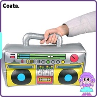 COATA Inflatable Radio Recorder Outdoor Children Gift Inflated Toys 80's 90's Party Decorations Retr
