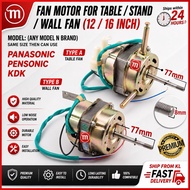 FAN MOTOR SPARE PART FOR TABLE FAN STAND FAN WALL FAN KDK PANASONIC PENSONIC (YSY-40)