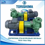 Pompa TORISHIMA CENTRIFUGAL ETA-N/CEN 80x65-160 Motor TECO 11kw 15hp