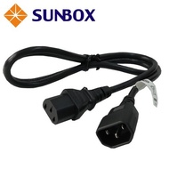 SUNBOX Computer Power Cord 1.8M 15A C13 To C14 (1.8M IEC C13/C14-15A)
