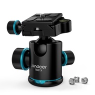 onlylove TB81X Tripod Ball Head 360 Degree Rotating Panoramic  for Monopod Slider DSLR Camera with 3