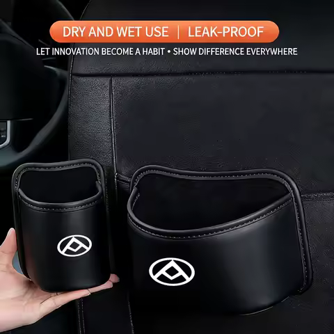 Multi-functional Storage Case Car Trash Bin Hanging Garbage Box For SAIC Maxus D60 Euniq D90 G10 G20