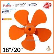 18”inch stand fan,floor fan blade (lubang 12mm)(hole 9mm)FLYWING, DAWA, V-TEX, XMA, MECK,FUJIBIN bla
