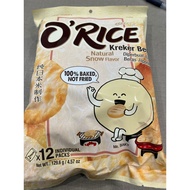 【HALAL】【READY STOCK】Tomorion O'Rice Cracker Natural Snow Flavor 12'SX10PACK
