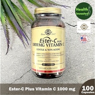  Ester-C Plus Vitamin C 1000 mg 100 Capsules เอสเตอร์-ซี พลัส วิตามินซี