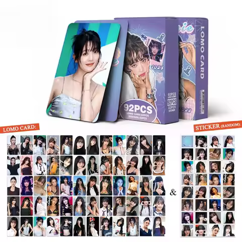 92pcs/set IDLE NMIXX MARE Photocards Album Lomo Cards NMI Photo Cards LILY HAEWON Girls Fans GiftCol