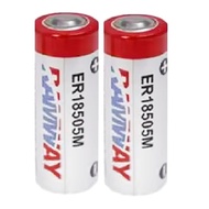 [SG] Ramway ER18505M 3.6V Spiral Type A Lithium Thionyl Chloride (Li-SOCl2) Cylindrical Battery (2 P