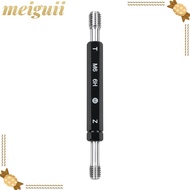 MEIGUII Measurement Hand Tool, Double Ends M6*1.0 Thread Plug Gauge, Precision 6H Tolerance Hex Hand