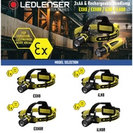 Ledlenser Headlamp EXH8 & iLH8 (3x AA Batteries) / EXH8R & iLH8R (Rechargeable), Ex Proof Flashlight