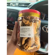 Kulit ikan salmon saltegg/ Crispy skin fish salmon saltegg