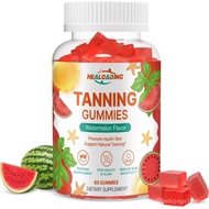 Tanning Gummies Supplement for Adults: Daily Tanning Gummies with Astaxanthin, Collegen, Lycopene, z