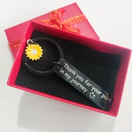 Thank You Keychain for Colleague, Retirement Gift for Fantastic Friend with Gift Box