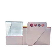Baked Paint Scratch Card Lottery Counter | Glass Bar Counter for Lottery Shop | Lottery Sales Displa