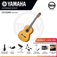 [LIMITED STOCK/PREORDER] Yamaha CG122MS Natural Matte Finish Classical Guitar Yamaha CG Shape Solid Spruce Top Top Nato Back &amp; Sides Nato Neck Rosewood Fingerboard - Absolute Piano - The Music Works Store GA1 [BULKY]