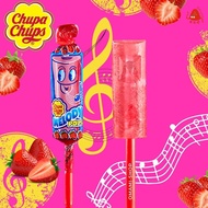 💥1แถม1💥เฉพาะรสตอเบอร์รี่!!  อมยิ้มนกหวีด จูปาจุ๊ปส์ Chupa Chups (1แท่ง/15g) อมยิ้มกลิ่นผลไม้ อมยิ้มของเล่น อมยิ้มเด็ก ขนม น้ำเข้าแท้100%