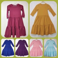 JUBAH Jubah budak perempuan Jubah kanak kanak perempuan dress budak Jubah Rompol Rompol Murah🚚🚚