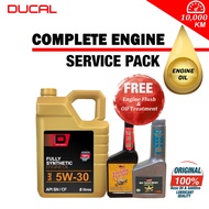 DUCAL FULLY SYNTHETIC Engine Oil 5W30 API SN/CF 5 Litres (FREE ENGINE FLUSH & OIL TREATMENT) 5w30 5L
