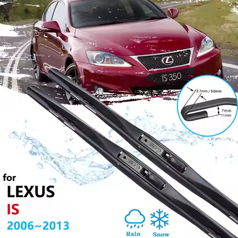 for Lexus IS 2006~2013 XE20 Car Wiper Blades Front Windscreen Windshield Wipers Car Accessories IS25
