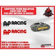 [M STICKERS] AP RACING CALIPER CAR STICKERS STICKER KERETA DISC BRAKE DECAL MOTOR CAR