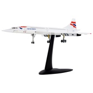 1/200 Concorde Supersonic Passenger Aircraft Model for Static Display Collection