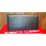 Kickers Leather Long Brown Wallet